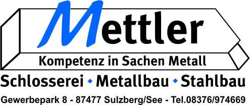 Mettler schlosserei Metallbau Stahlbau